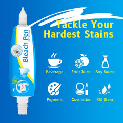 HJFCY Bleach Pen tip-press application for precise spot cleaning