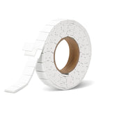 HKSZEH foam tape squares pack closeup showing white precut dots for crafts.