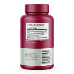 Product label of HMS Stabilized R-Lipoic Acid emphasizing purity and R-ALA content