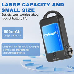 Hoephoell compact clip-on design for portable charging on the move