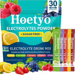 HOETYO lemon electrolyte stick ready to mix for fast hydration after workouts