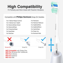 HOFAM bristles close-up showing premium design for gentle cleaning