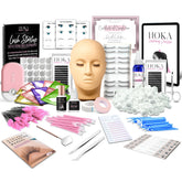 HOKA Lash Extension Kit mannequin head for realistic practice and technique building