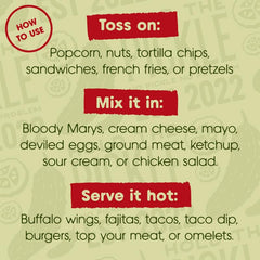 Hold The Pickle O.G. Dill Seasoning as a burger topping with zesty notes