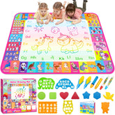 Hollyhi Aqua Water Doodle Mat in large size for collaborative art sessions