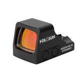HOLOSUN HE507K-GR X2 front view showing compact open reflex sight for fast aiming