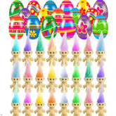 Holydeck 24-pack Easter eggs hiding mini toys for exciting hunts
