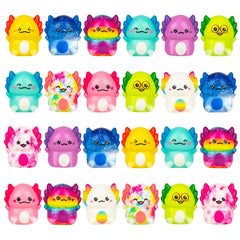 Holydeck axolotl squishy toy demonstrates slow rise and squeezable texture.