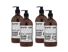 Home and Body Co Newport Wild Lavender hand soap bottle pump for soft, lightly scented skin.