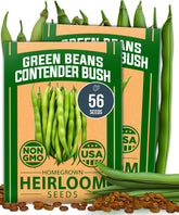 HOME GROWN Contender seeds pack front, fast germination for a quick start