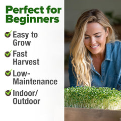 HOME GROWN organic sprouting seeds – non-GMO for pure growth in jars and trays