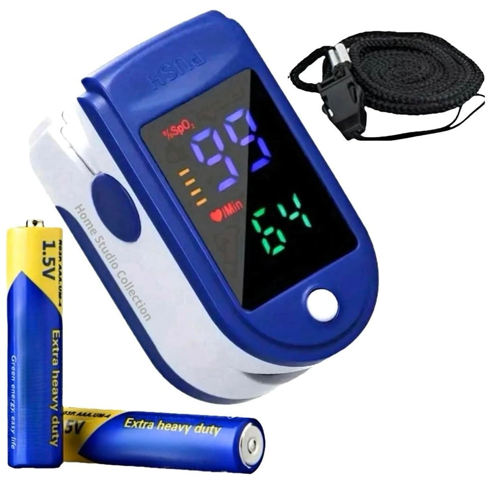 Home Studio Collection finger pulse oximeter with large display for easy readings