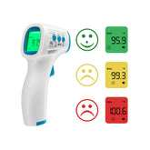 HoMedics non-contact infrared forehead thermometer ready for fast family readings