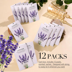 HOMELLAX lavender sachet in car for a subtle, refreshing fragrance.
