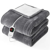 Homemate electric blanket twin on bed for cozy warmth and easy setup.