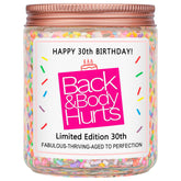 Homsolver 30th birthday candle packaging, ready for gifting and party decor.