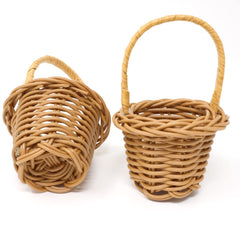 Honbay miniature woven basket tea party decor adds cute charm.