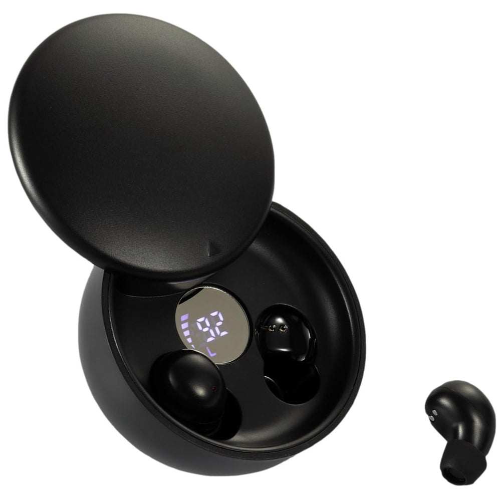 Honcas Mini Invisible Earbuds design close-up for discreet, comfortable listening anywhere.