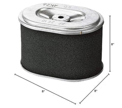 Genuine Honda air filter packaging with OEM part number 17210-Z4M-821.