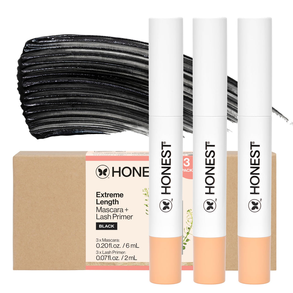 Honest Beauty 2-in-1 mascara-primer closeup boosting lash base.