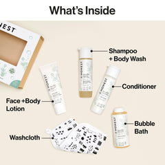 The Honest Company fragrance-free face and body lotion hydrates skin for up to 24 hours.