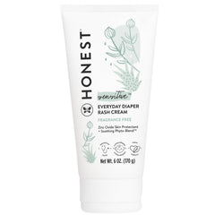 The Honest Company diaper rash cream 6oz packshot for gentle protection