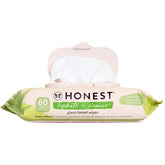 The Honest Company Hydrate and Cleanse wipes bottle with Aloe Cucumber for a refreshing cleanse.