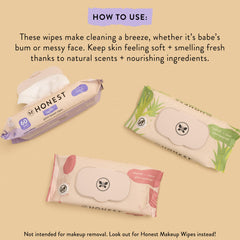The Honest Company Hydrate and Cleanse wipes in a gym bag for post-workout refresh.