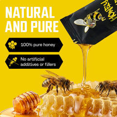 Honey Bae panax ginseng boost sachet supports focus and endurance.