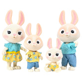 Honey Bee Acres McScampers rabbit family four figures for imaginative play sessions.