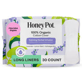 The Honey Pot calming liners with soft organic cotton top sheet for daily comfort.