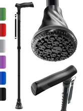 HONEYBULL walking cane folded for travel, lightweight and portable.