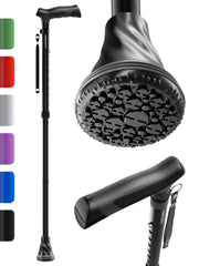 HONEYBULL walking cane folded for travel, lightweight and portable.