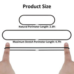 Hongmed elastic rubber material closeup showing durable stretch and grip