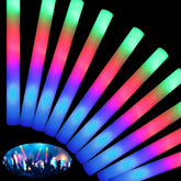HONLYNE 46-pc foam glow sticks with three light modes for party lighting