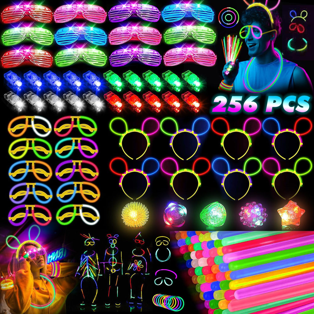 HONLYNE glow sticks for outdoor parties with waterproof durability and bright neon colors.