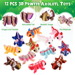 Honoson axolotl with movable joints as interactive desk toy.