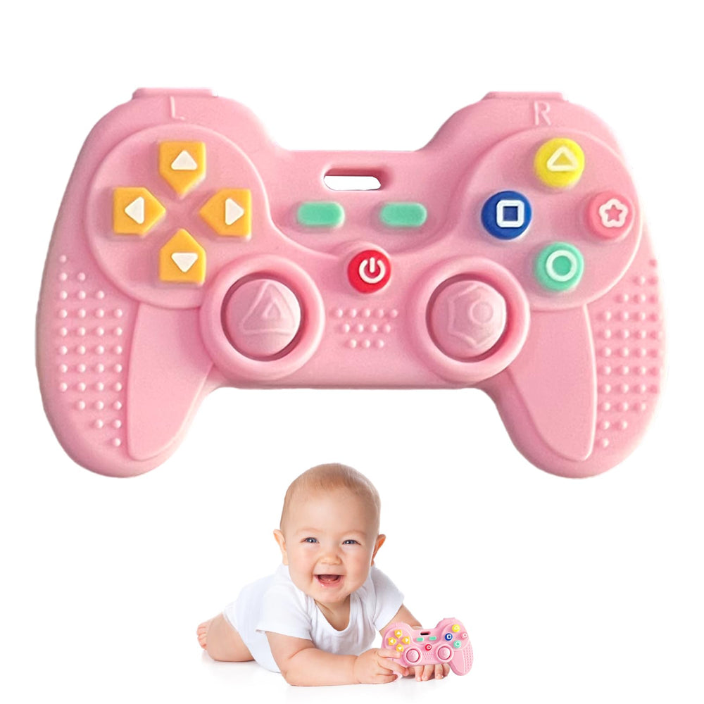 Hooku remote teether for babies with easy grip and gum-soothing design.