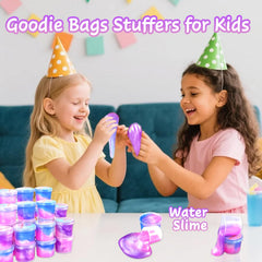 HOOLYUK unicorn slime squeeze and roll activity to boost fine motor skills.