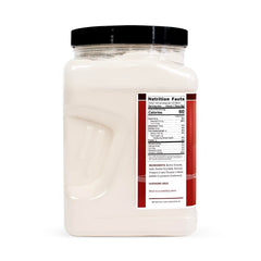 Closeup of Hoosier Hill Farm butter powder bag highlighting purity