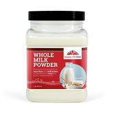 Hoosier Hill Farm Whole Milk Powder packaging front view for cooking and baking versatility