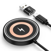 HopePow 15W magnetic wireless charger pad for fast charging across devices.