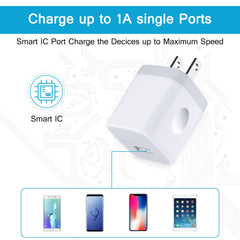 HopePow USB wall charger with CE/FCC/RoHS safety certifications for reliable protection.