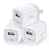 HopePow USB wall charger with compact design for easy travel and bedside use.
