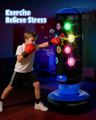 HopeRock LED lights and music enhance rhythm and action-packed sessions.