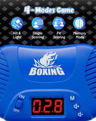 HopeRock score counter helps track hits during kids boxing practice.