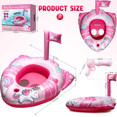 HopeRock unicorn float 31.5 x 33.8 inches supports stable play
