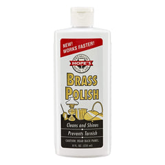 HOPE'S Brass Polish bottle pour for fast tarnish removal and bright shine