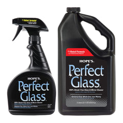 HOPE'S Perfect Glass bottle pour enables precise application for streak-free results