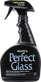 HOPE'S Perfect Glass Cleaner Spray bottle for streak-free shine on glass